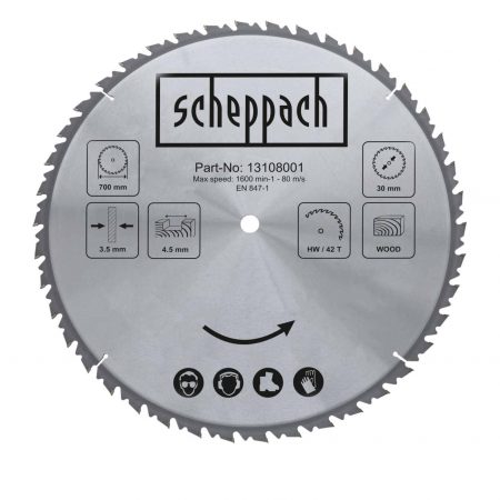 Циркулярен диск 700x30 мм / 42 зъба Scheppach / 13108001 / 1