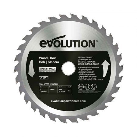 Циркулярен диск за дърво 40T (K009B) / Evolution GW180TCT-30 / - Image 1