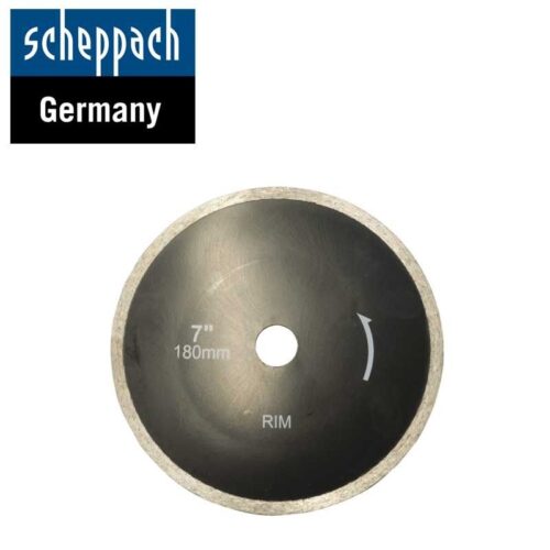 Диамантен диск за мокро рязане 180мм / Scheppach 3906705050 / 1
