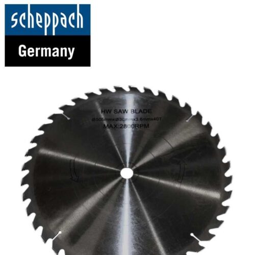 Диск за циркуляр с люлка Ф 505 mm / Scheppach 3905111701 / 1