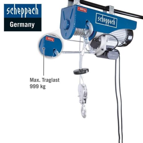 Електрическа лебедка HRS 1000 / Scheppach 5906905901 / 1