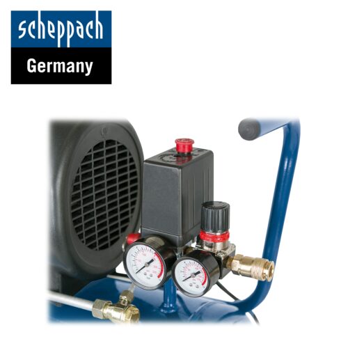 Компресор за въздух HC25o + 13 броя аксесоари / Scheppach 5906112904 / 1100W - 24L 5