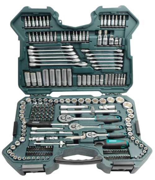 Гедоре комплект тресчотки с вложки и ключове- 215 части , с 10 години гаранция / Mannesmann 98430 / 1