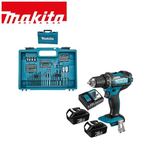 Акумулаторен ударен винтоверт 18 V / Makita DHP482RFX1 / 1