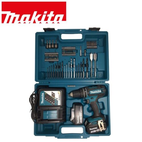 Акумулаторен ударен винтоверт 18 V / Makita DHP482RFX1 / 8