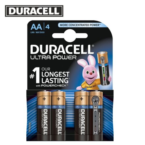 Батерии DURACELL OEM AA x 4 броя, Ultra power 1