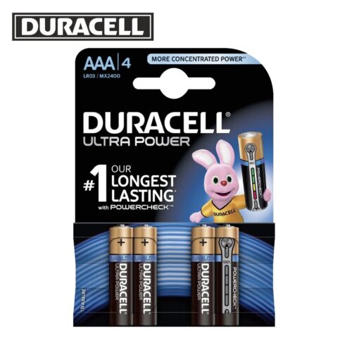 Батерии DURACELL OEM AAA x 4 броя, Ultra power 1