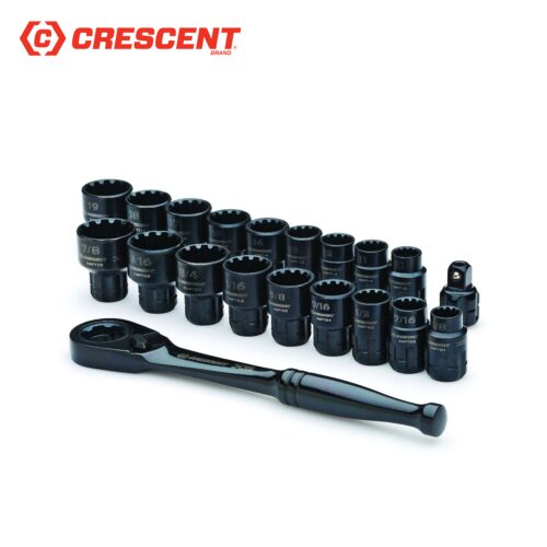 Гедоре Crescent Комплект тресчотка с вложки 20 части / CRE CX6PT20 / 3