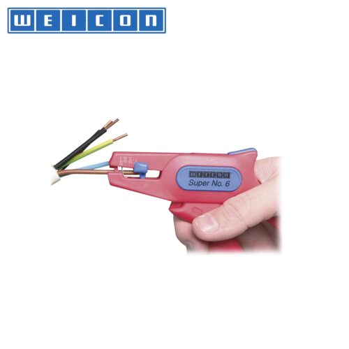 Инструмент за оголване на кабели No. 6, 0.2 - 6 мм?, 1000V изолирани / WEICON 51000006 / 2