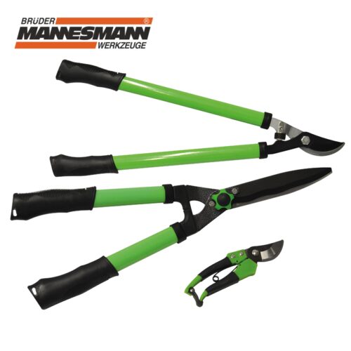 Комплект градински ножици 3 части / Mannesmann 63303 / 1