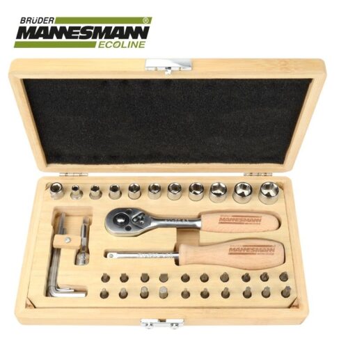 Комплект инструменти битове и вложки “Еко линия“ Mannesmann 1/4“ 41 части 1