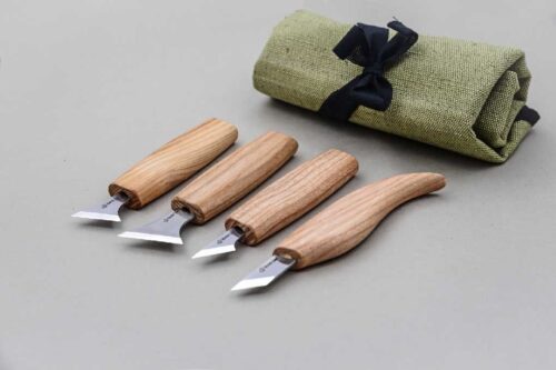 Комплект ножове за дърворезба 4 бр. / BeaverCraft S05 / 5