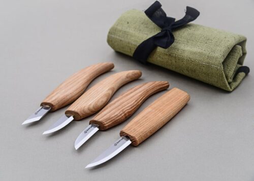 Комплект от 4 основни ножа за дърворзба / BeaverCraft S07 / 1