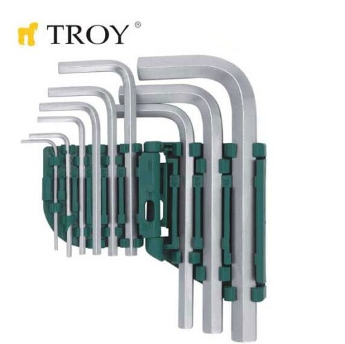 Комплект шестограмни ключове 9бр. / TROY 26201 / 1