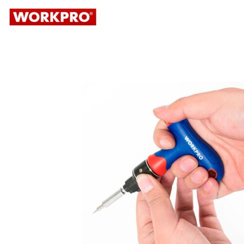 Комплект тресчота Т-образна ръкохватка Dual-drive с накрайници / Workpro W021408 / 5