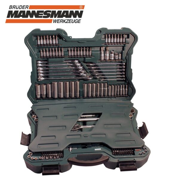 Гедоре комплект тресчотки с вложки и ключове- 215 части , с 10 години гаранция / Mannesmann 98430 / 8