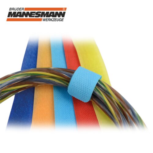 Комплект велкро ленти за кабели 50 броя / Mannesmann 42610 / 5