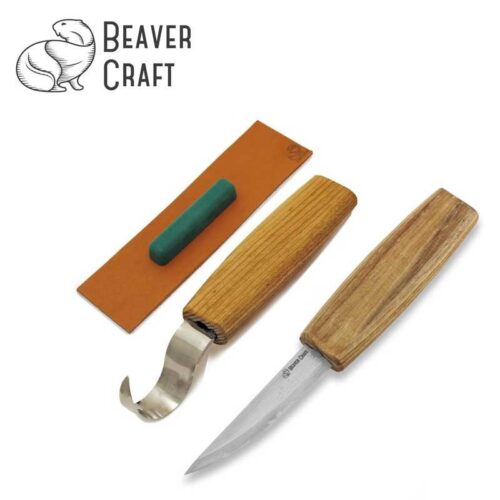 Комплект ножове за дърворезба / BeaverCraft S03 / 1