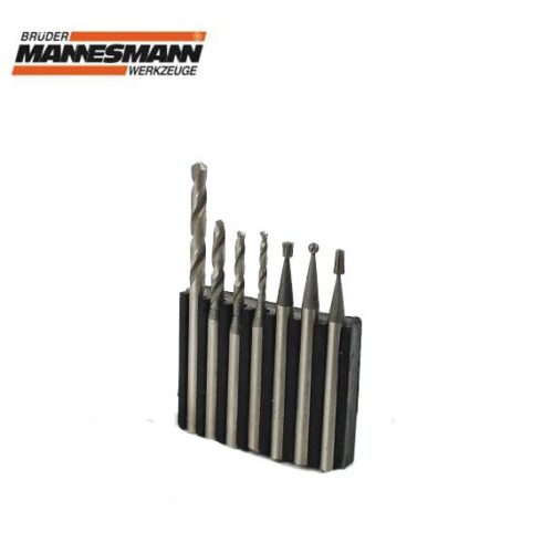 Мини накрайници за пробиване и шлайфане 7 части / Mannesmann 92562 / 1