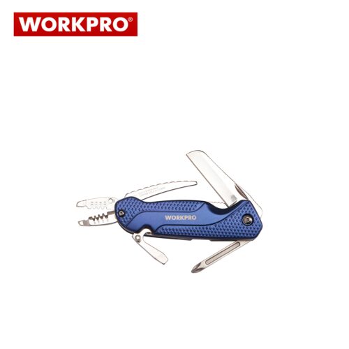 Многофункционален джобен инструмент 8 в 1 / Workpro W014002 / 1