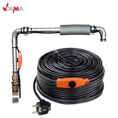Нагревателен кабел, защитаващ от замръзване, снабден с термостат, 18 м / DEMA 27505 / 1