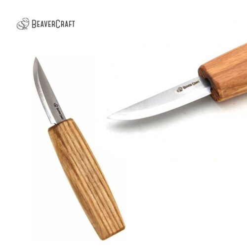 Нож за дърворезба, заострен връх 60мм / BeaverCraft C1 / 3