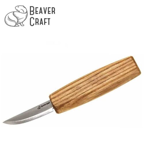 Нож за дърворезба, заострен връх 60мм / BeaverCraft C1 / 1
