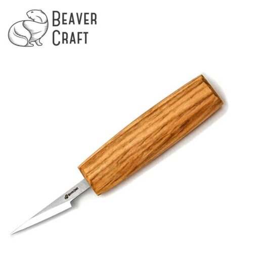 Нож резбарски за малки детайли 160/40мм / BeaverCraft C7 / 1