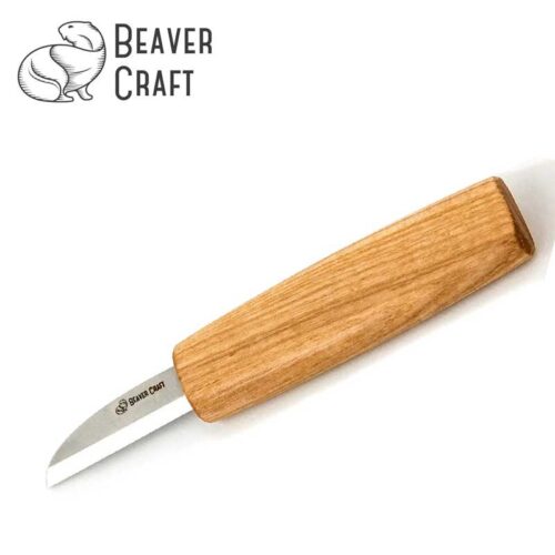 Нож за дърворезба, право острие 155/50мм / BeaverCraft C5 / 1