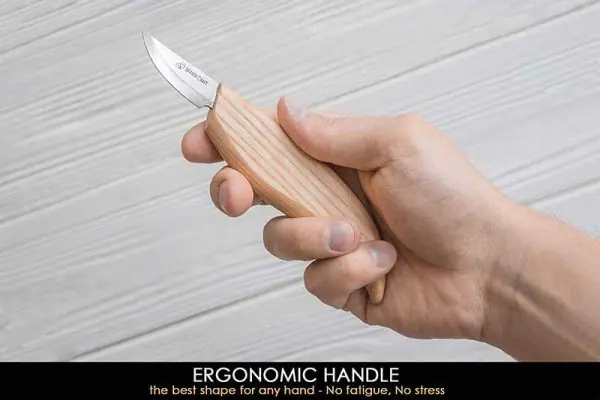 Нож за дърворезба 165/60 мм / BeaverCraft C3 / 3