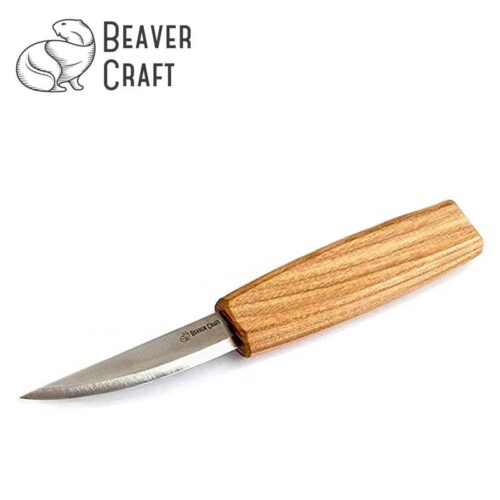 Нож за дърворезба 185/80mm / BeaverCraft C4M / 1
