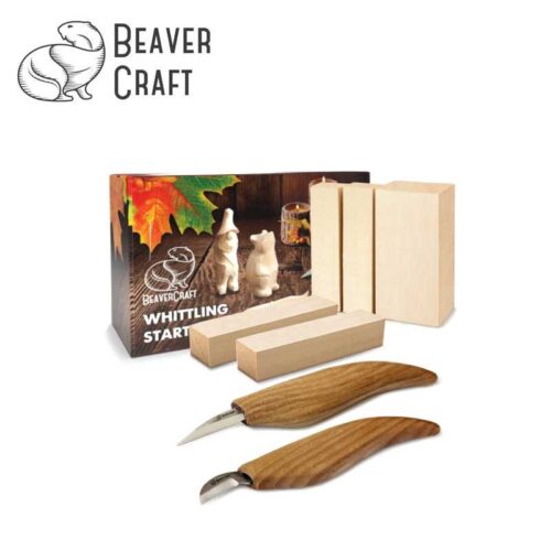 Нож за фина дърворезба, Комплект 2бр / BeaverCraft S16 / 1