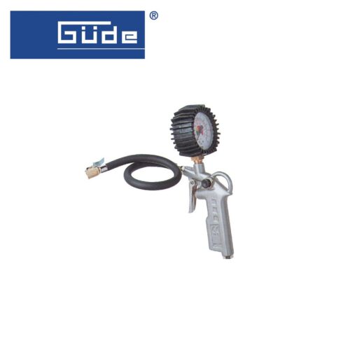 Пистолет за помпене на автомобилни гуми с манометър /GUDE 2819/ 2