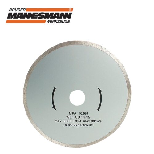 Резервен диамантен режещ диск 180 mm / Mannesmann 631-500 ES / 1