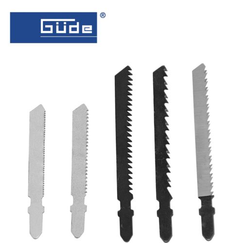 Резервни ножчета за прободен трион зеге 5бр. / GUDE 58156 / 1
