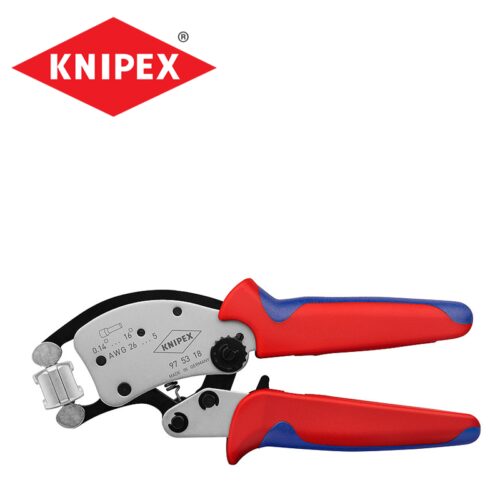 Самонастройващи се кримпващи клещи / KNIPEX 975318 / 1