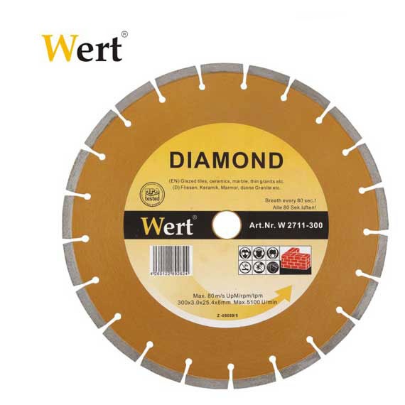 Сегментиран диамантен диск за гранит и мрамор (115mm)