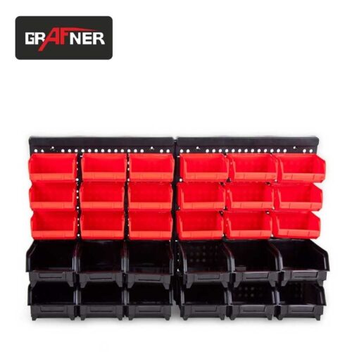 Стелаж с 30 кутии за съхранение / Grafner 20559 / 3