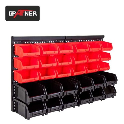 Стелаж с 30 кутии за съхранение / Grafner 20559 / 1