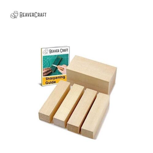 Заготовка за дърворезба, блокчета 5бр. / BeaverCraft BW1 / 1