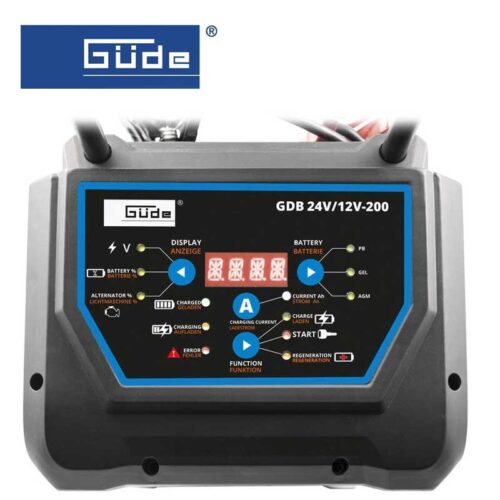 Зарядно за акумулатор GUDE GDB 24V/12V-200 / 85128 / 2