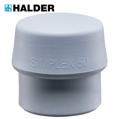 Глава TPE - средно твърда, за чук Simplex Ф50 мм / Halder 3203.050 / 1