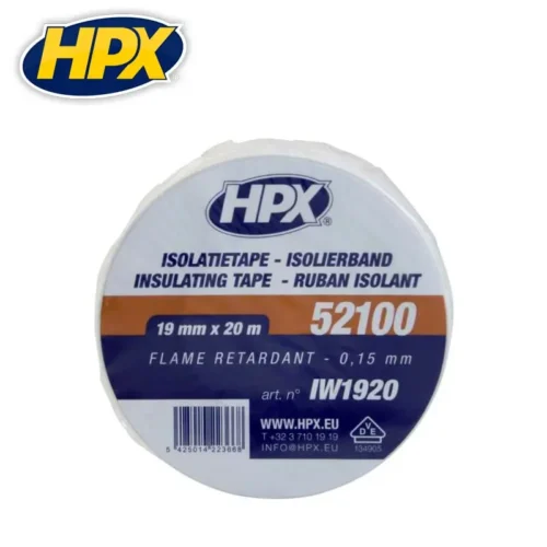 HPX Изолационна лента VDE 19 мм / 20 м Бяла 1