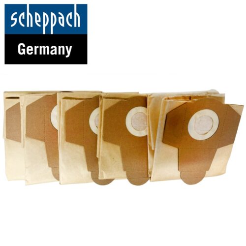 Хартиена торбичка за прахосмукачка за сухо и мокро почистване ASP50 / Scheppach 7907702723 / 5 бр. 2