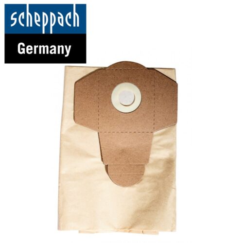 Хартиени торбички за прахосмукачка за сухо и мокро почистване 5бр. Scheppach NTS20 / 7907709703 / 1