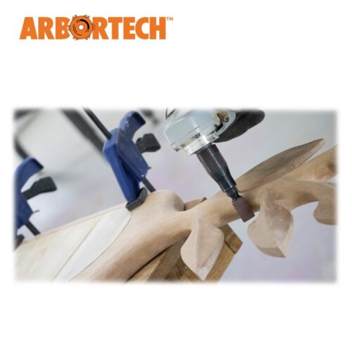 Цилиндричен накрайник за шкурки / опашка за цилиндрични шкурки / Arbortech PCS.FG.BARREL1000 / 8