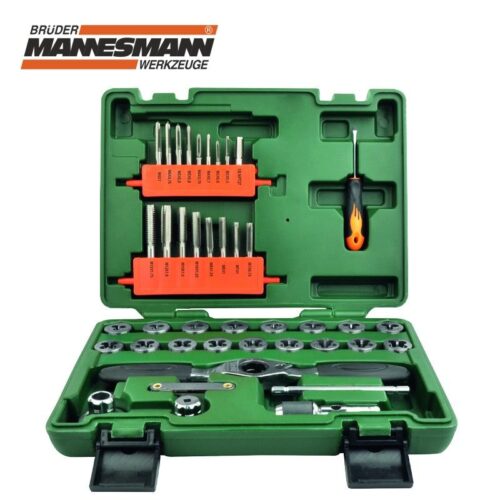 Комплект метчици и плашки / Комплект за нарязване на резби / Mannesmann 53230 / 40 части 1