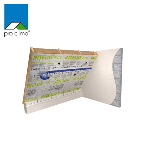 Парна изолация за стени / Пароизолация Hydrosafe / INTELLO PLUS 300-50 / усилена 3