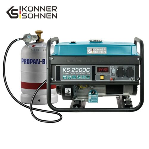 Генератор за ток на газ(LPG)/бензин, 2500W, 230V / KS 2900G / 1