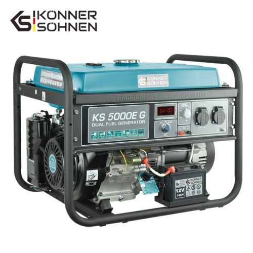 Генератор - бензин / газ LPG 230V - 4000W / KS 5000E G / 2 2064.00лв.